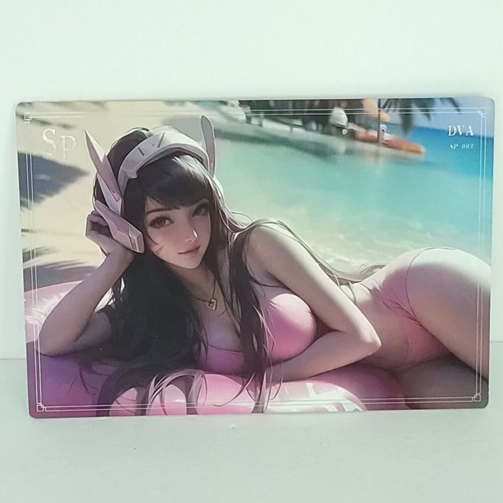 DVa Overwatch Camilii Waifu Card Phantom 2nd Edition 8" x 5.5" Print Sp-003